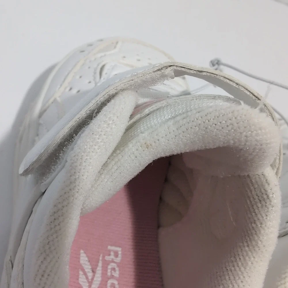 Reebok Toddler Girls Club C Double Platform White Pink size 5c